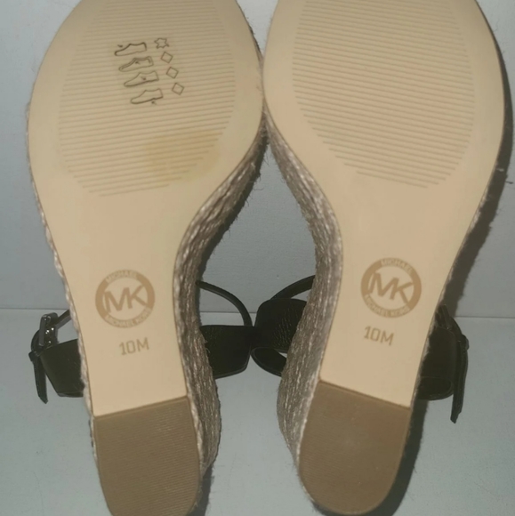 NWOB WOMEN'S Michael Kors Jill Espadrille Wedge Sandals - Picture 8 of 9